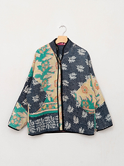 The Ladhiya Quilted Patchwork Kantha Jacket Wholesale
