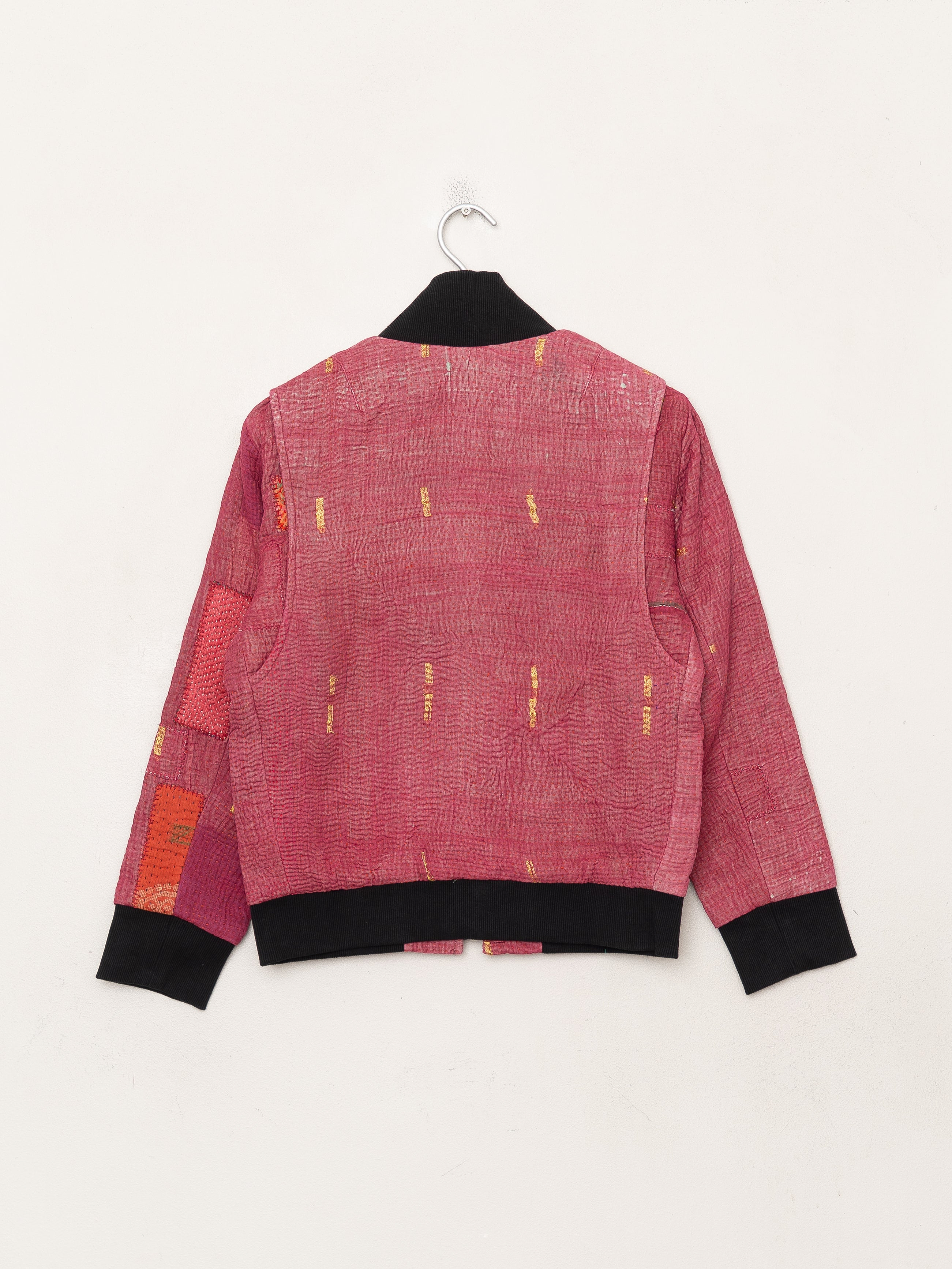 The Veda Quilted One-of-a-Kind Bomber Jacket - Small