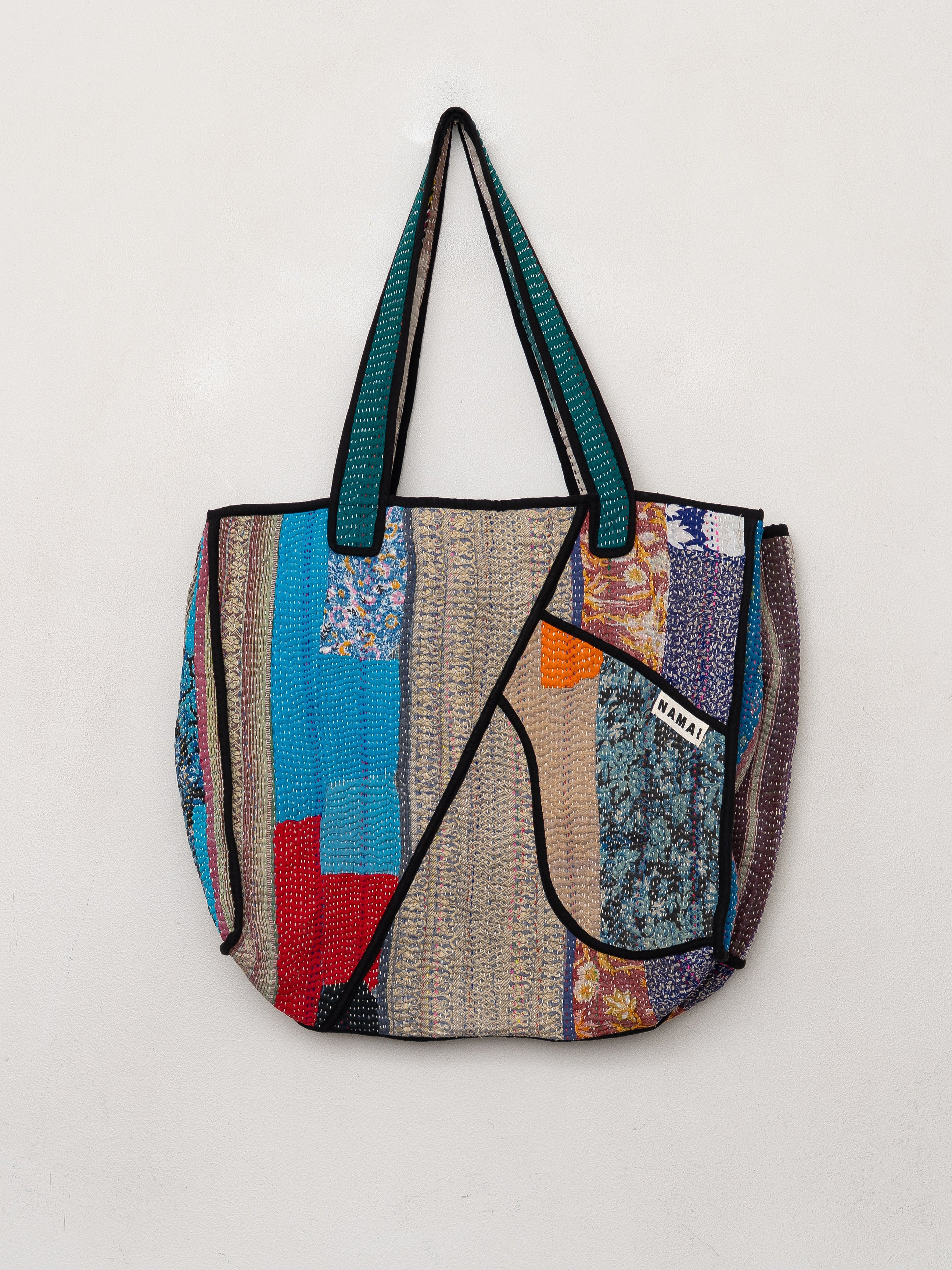 The Raksa Quilted Kantha Bag