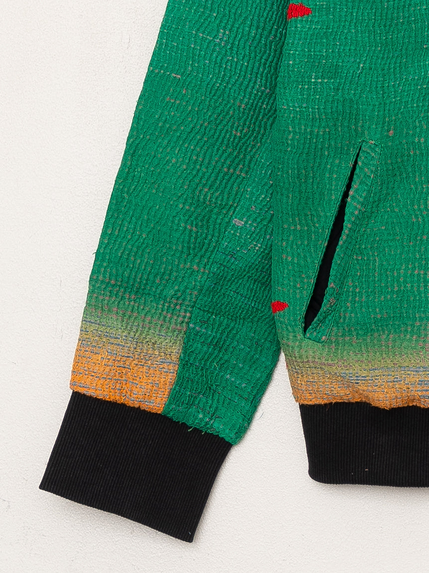 The Veda Quilted One-of-a-Kind Bomber Jacket - Small