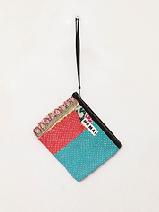 The Biju Vintage Kantha Quilted Zipper Pouch