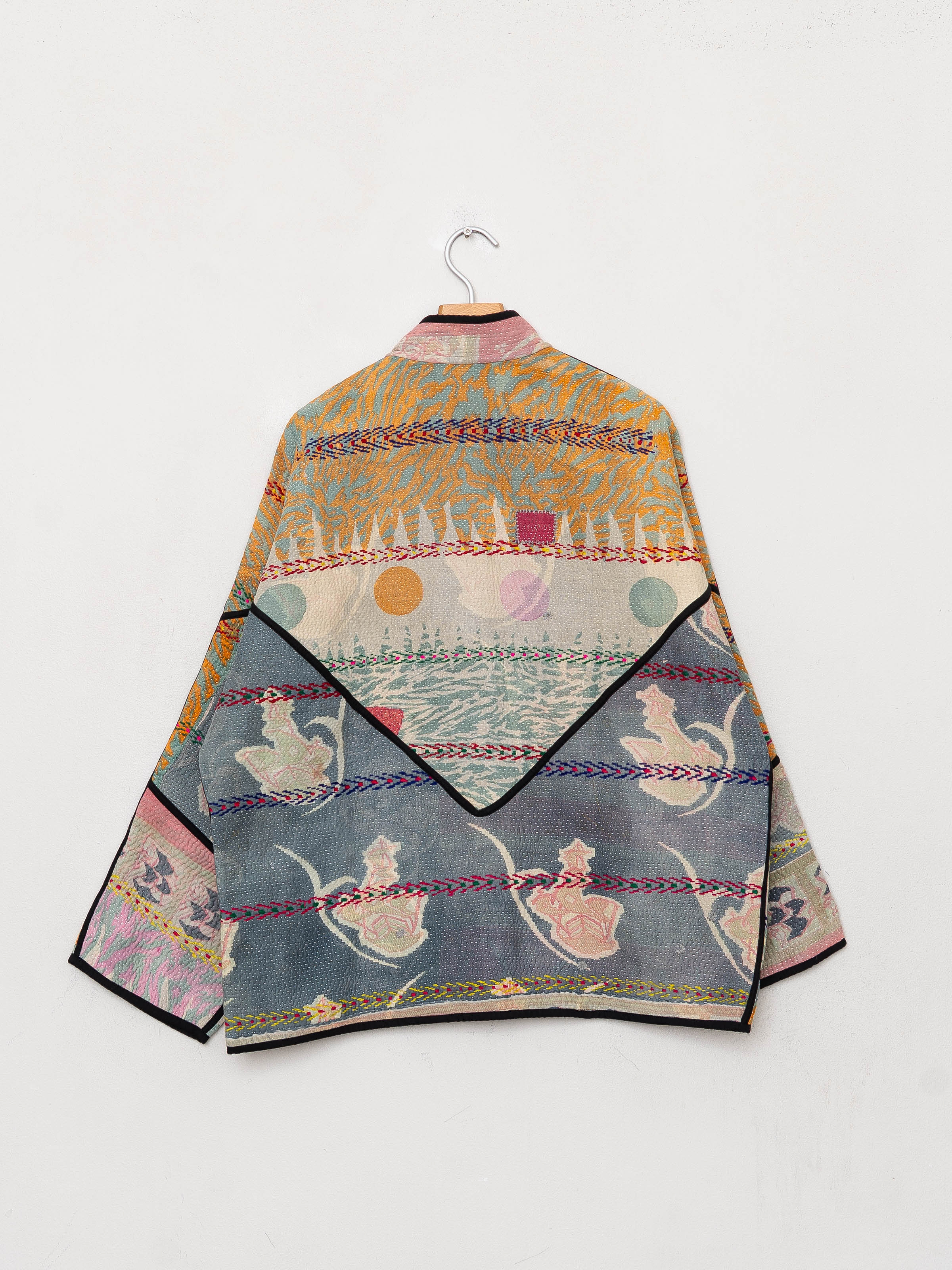 The Ladhiya Quilted Patchwork Kantha Jacket