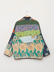 The Ladhiya Quilted Patchwork Kantha Jacket Wholesale