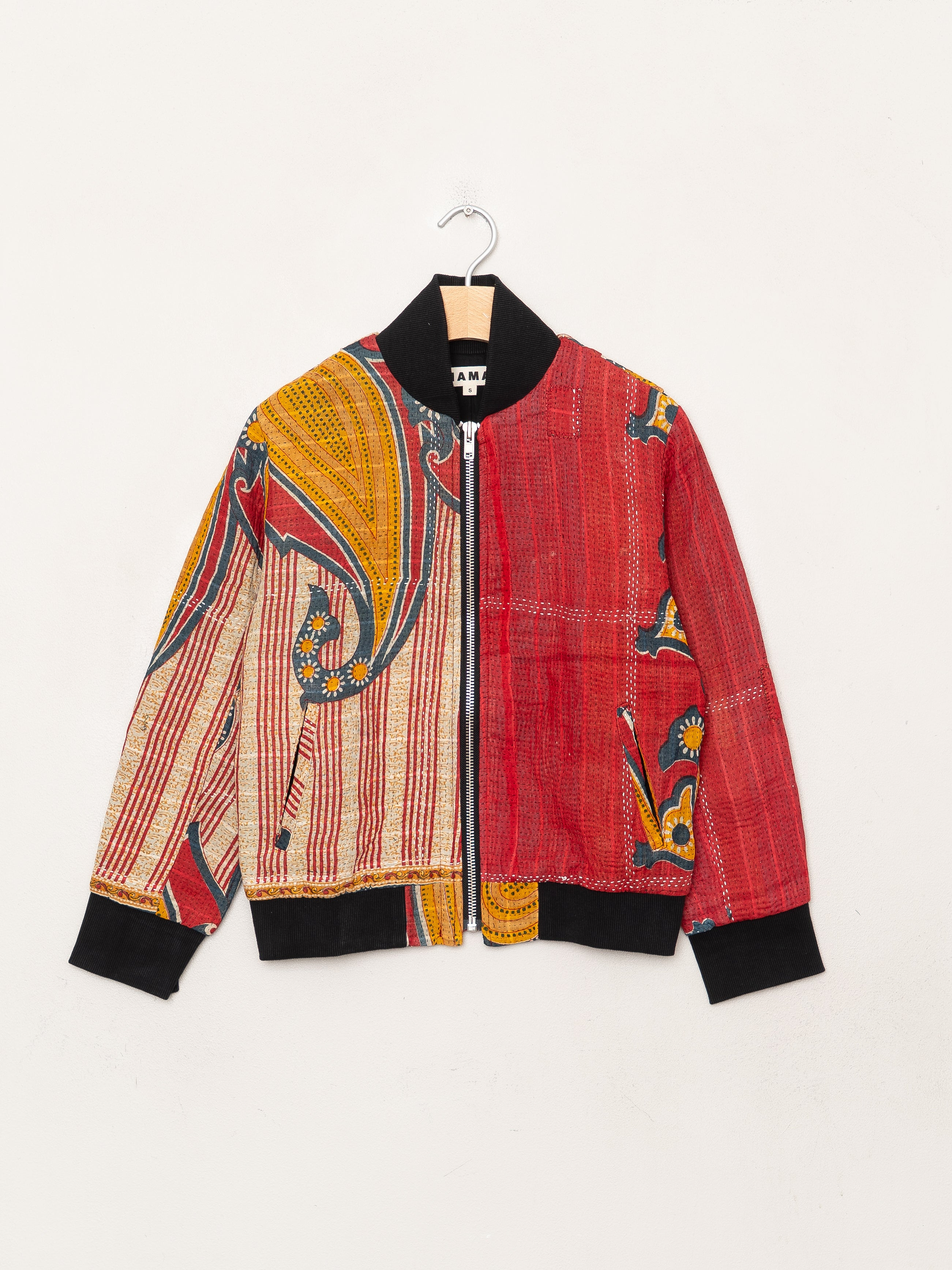 The Veda Quilted One-of-a-Kind Bomber Jacket - Small