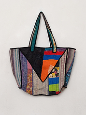 The Raksa Quilted Kantha Bag