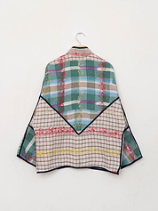 The Ladhiya Quilted Patchwork Kantha Jacket