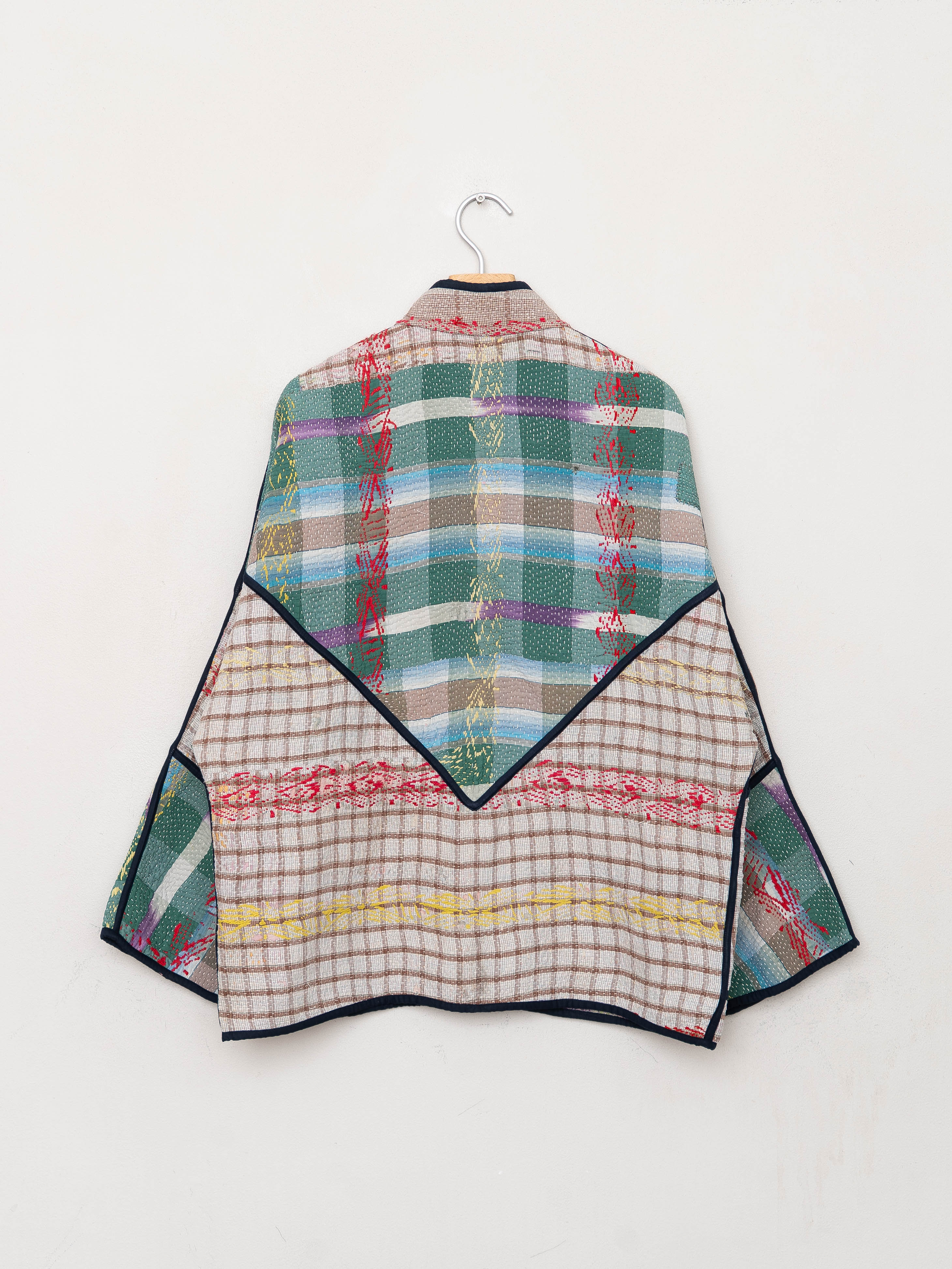The Ladhiya Quilted Patchwork Kantha Jacket
