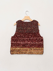 The Vishnu Knitted Vest - Small - Recycled Silk
