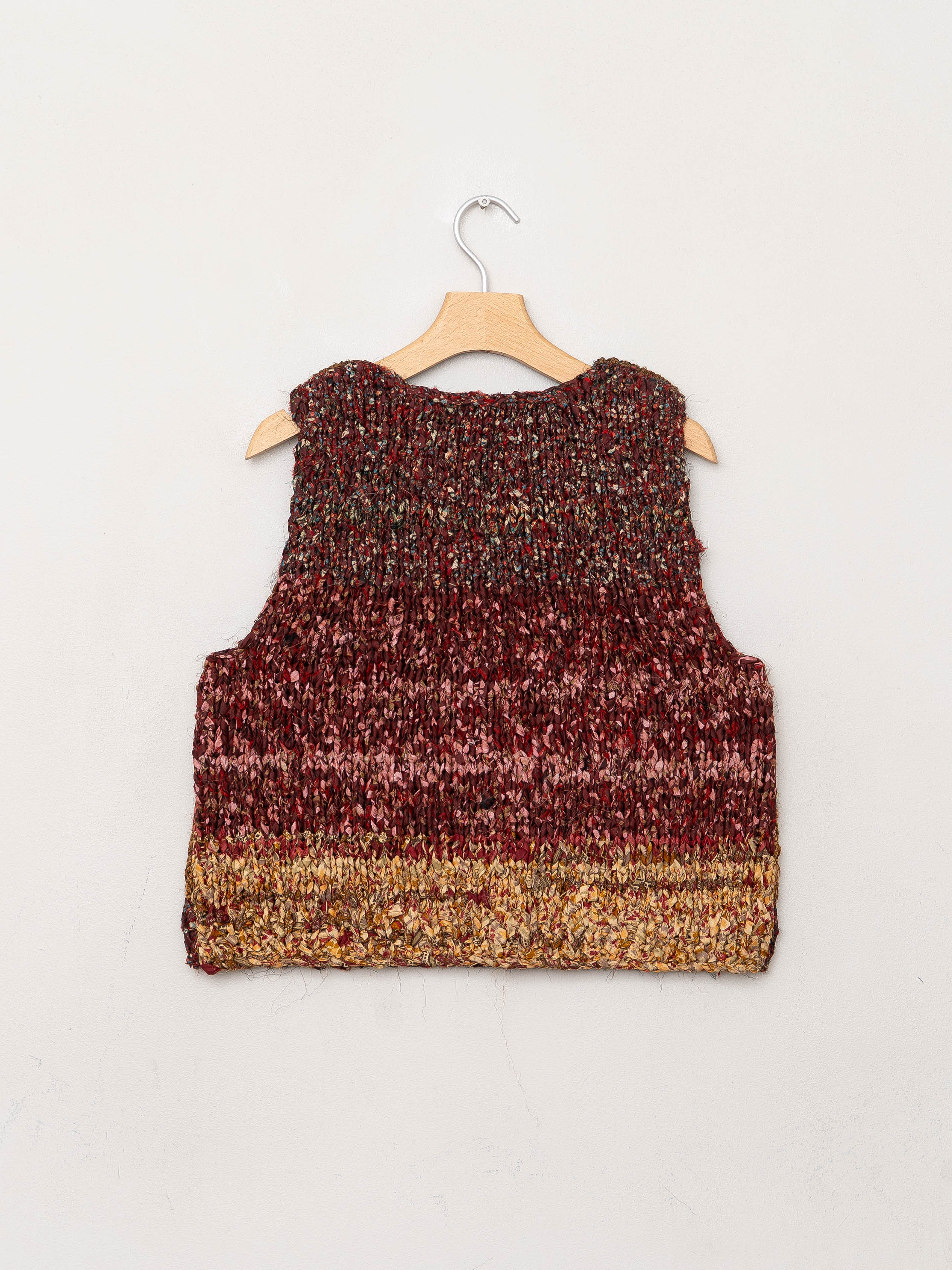 The Vishnu Knitted Vest - Small - Recycled Silk
