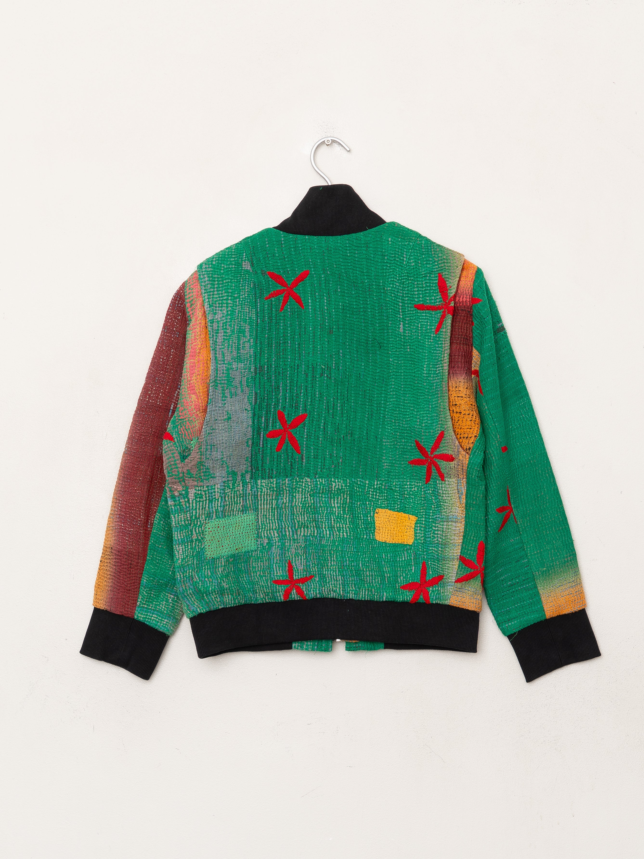 The Veda Quilted One-of-a-Kind Bomber Jacket - Small