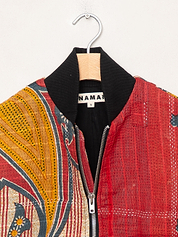 The Veda Quilted One-of-a-Kind Bomber Jacket - Small