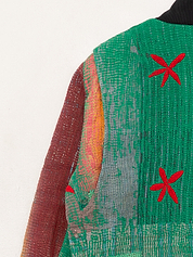 The Veda Quilted One-of-a-Kind Bomber Jacket - Small