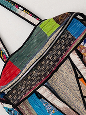The Raksa Quilted Kantha Bag