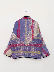 The Ladhiya Quilted Patchwork Kantha Jacket