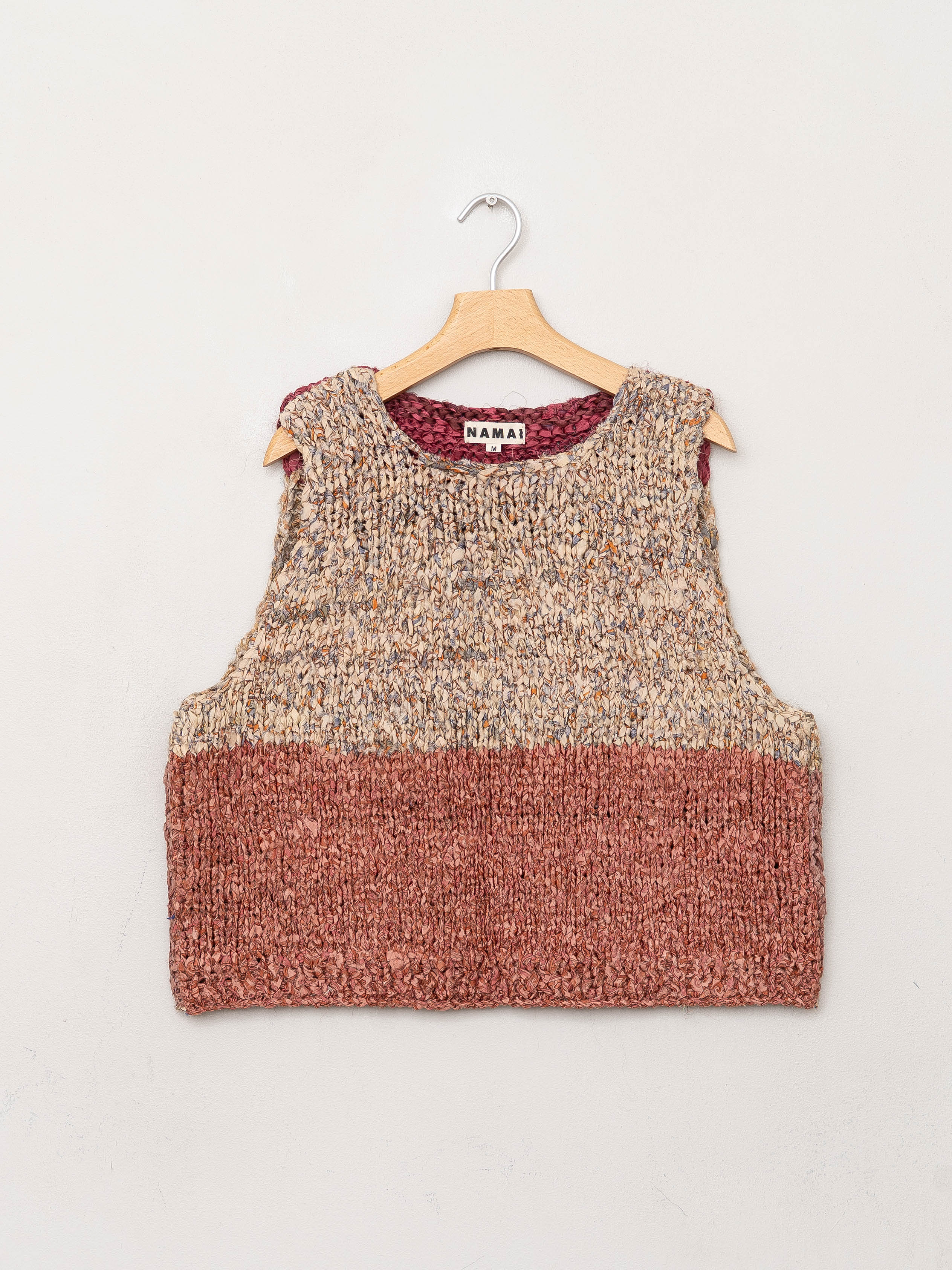 The Vishnu Knitted Vest - Medium - Recycled Silk