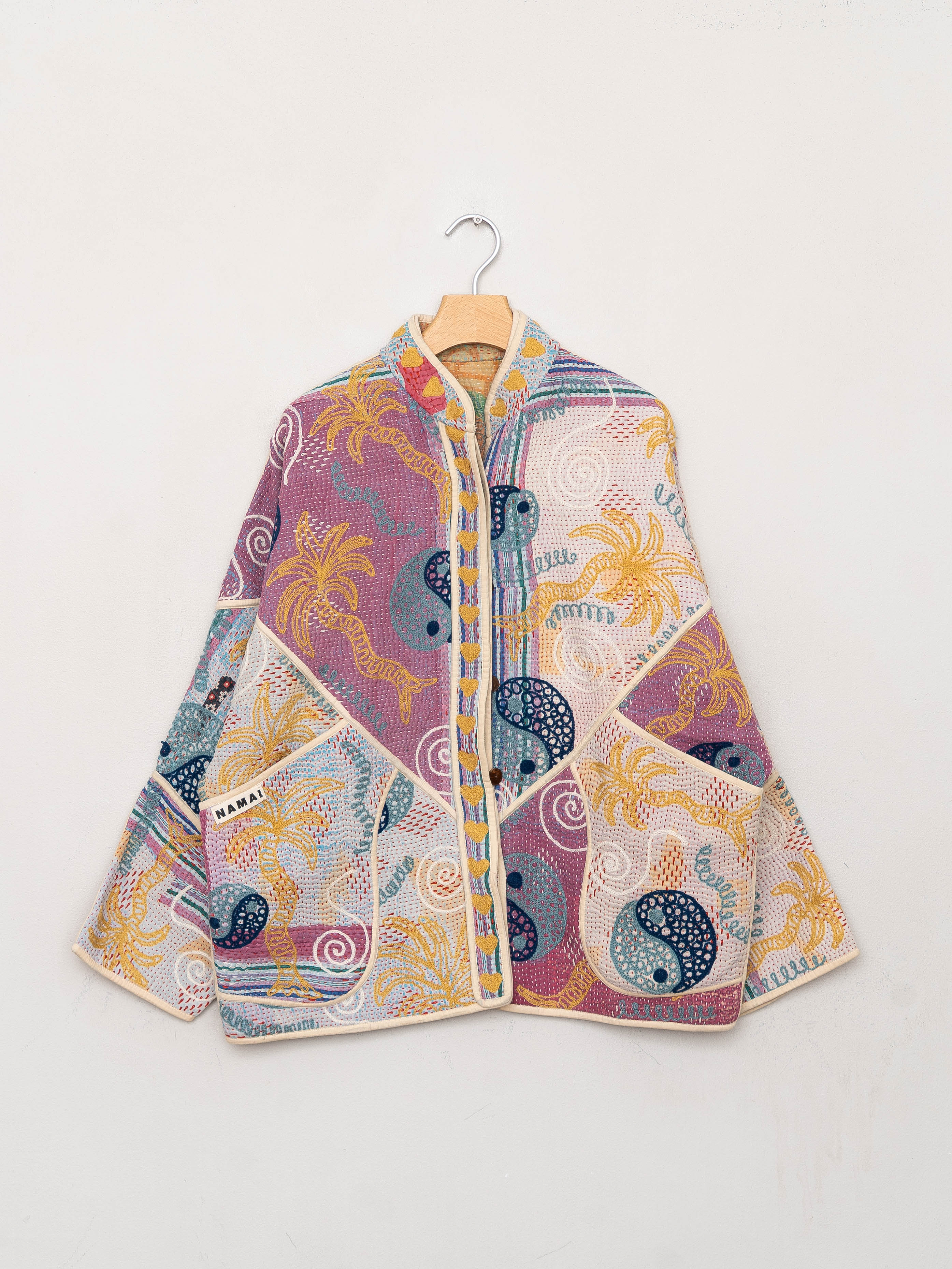 The Ladhiya Suzani Quilted Kantha Jacket