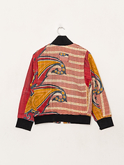 The Veda Quilted One-of-a-Kind Bomber Jacket - Small
