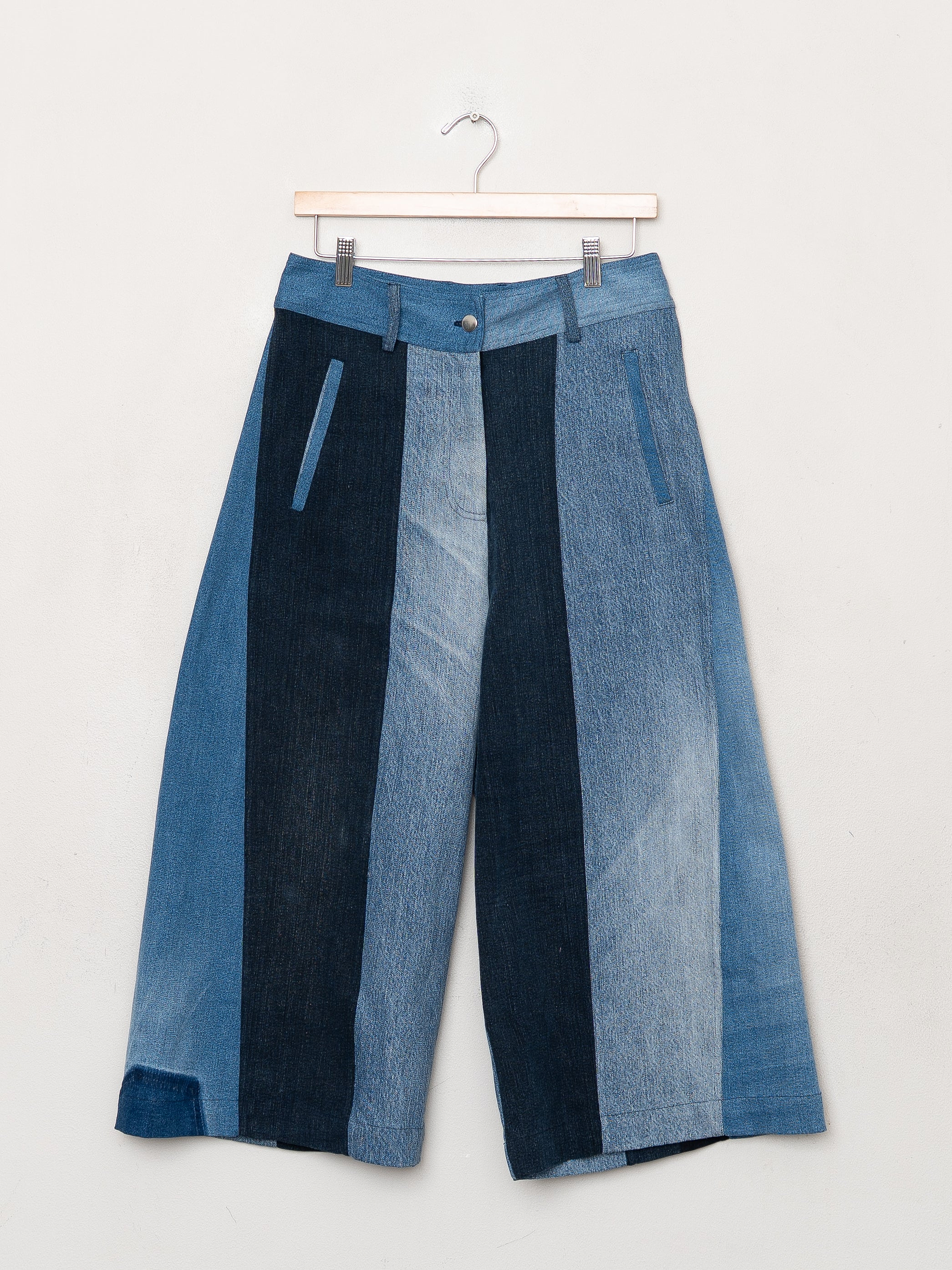 The Nadi Denim Flared Culotte Jeans - Medium