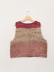 The Vishnu Knitted Vest - Medium - Recycled Silk