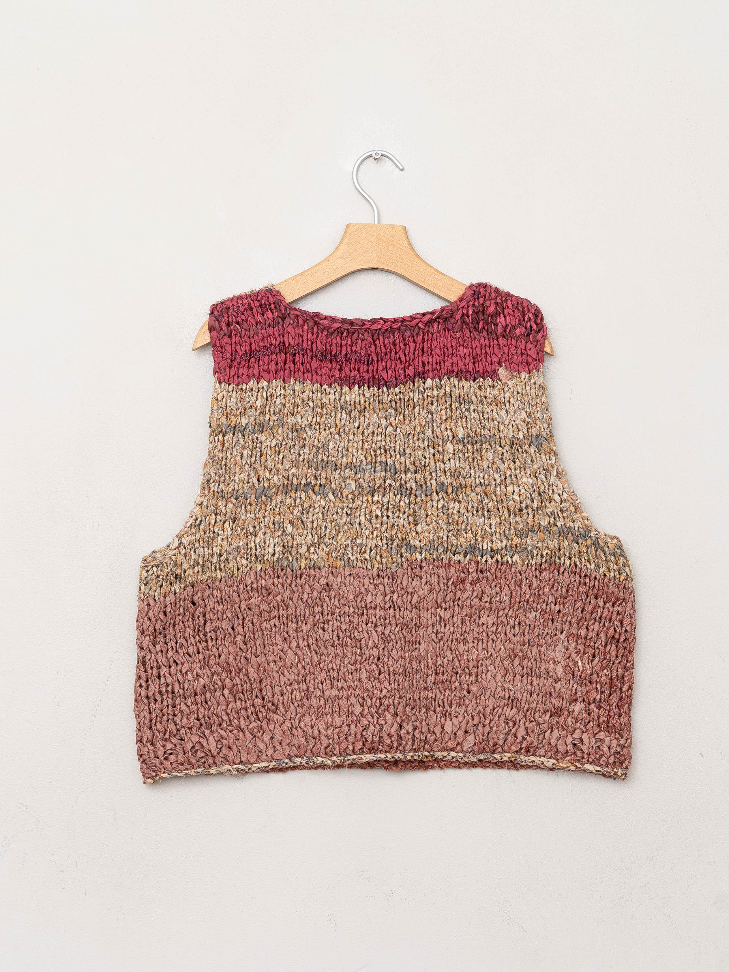 The Vishnu Knitted Vest - Medium - Recycled Silk