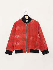 The Veda Quilted One-of-a-Kind Bomber Jacket - Small