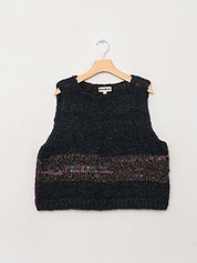 The Vishnu Knitted Vest - Medium - Recycled Silk