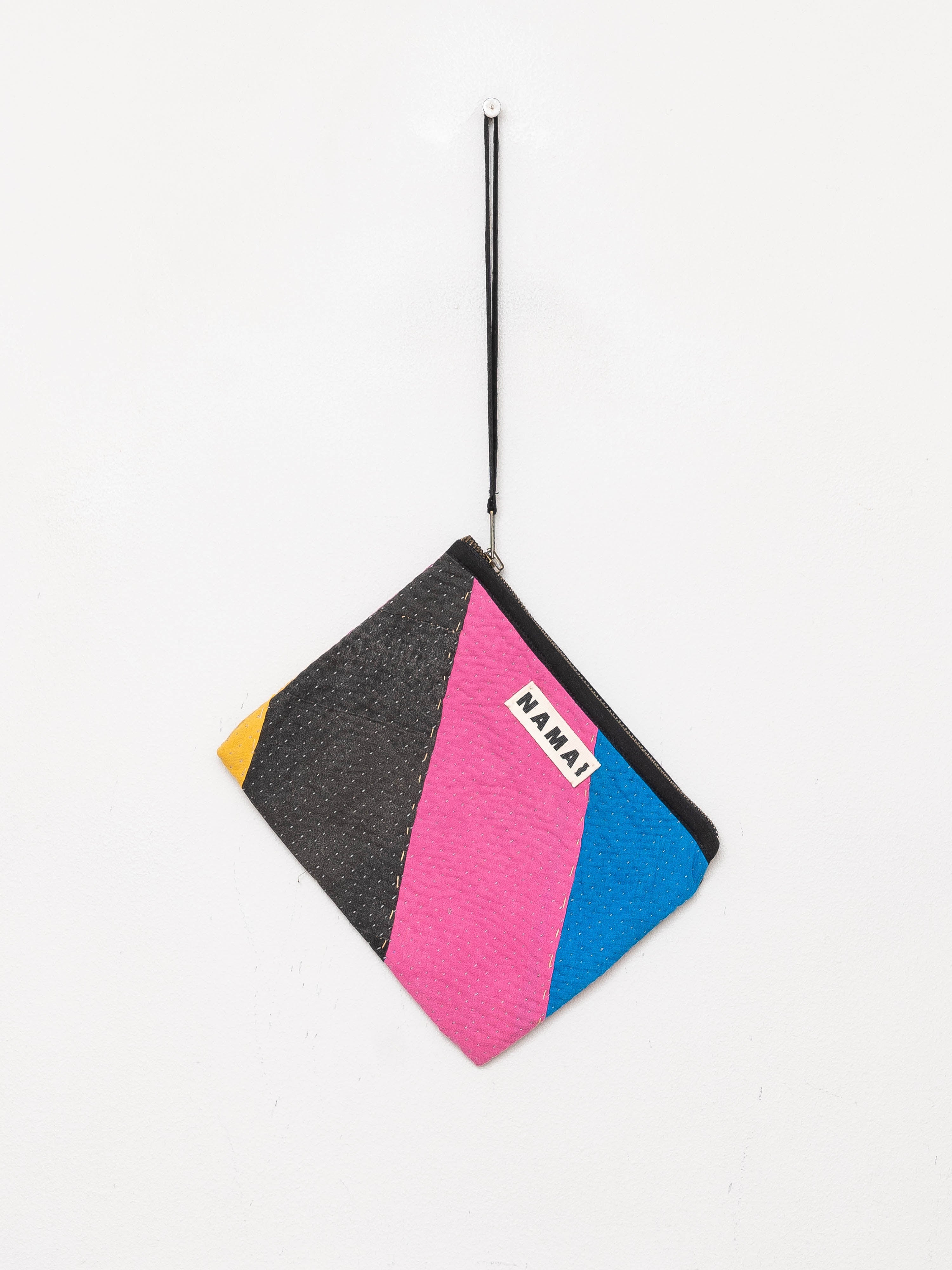 The Biju Vintage Kantha Quilted Zipper Pouch