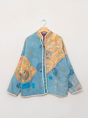 The Ladhiya Suzani Quilted Kantha Jacket