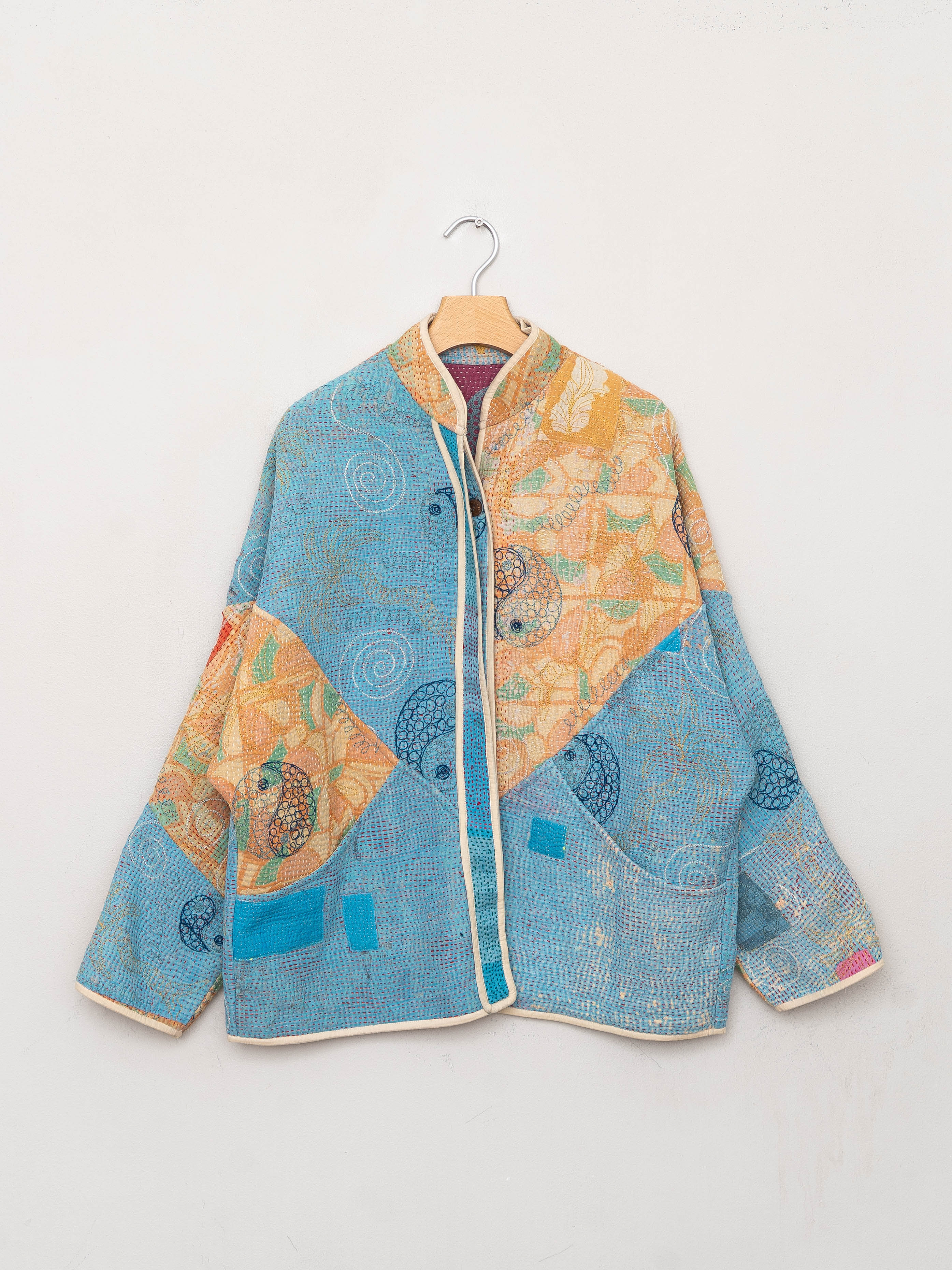 The Ladhiya Suzani Quilted Kantha Jacket