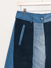 The Nadi Denim Flared Culotte Jeans - Medium