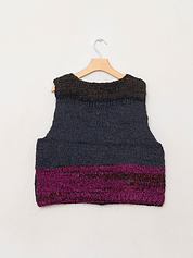 The Vishnu Knitted Vest - Medium - Recycled Silk