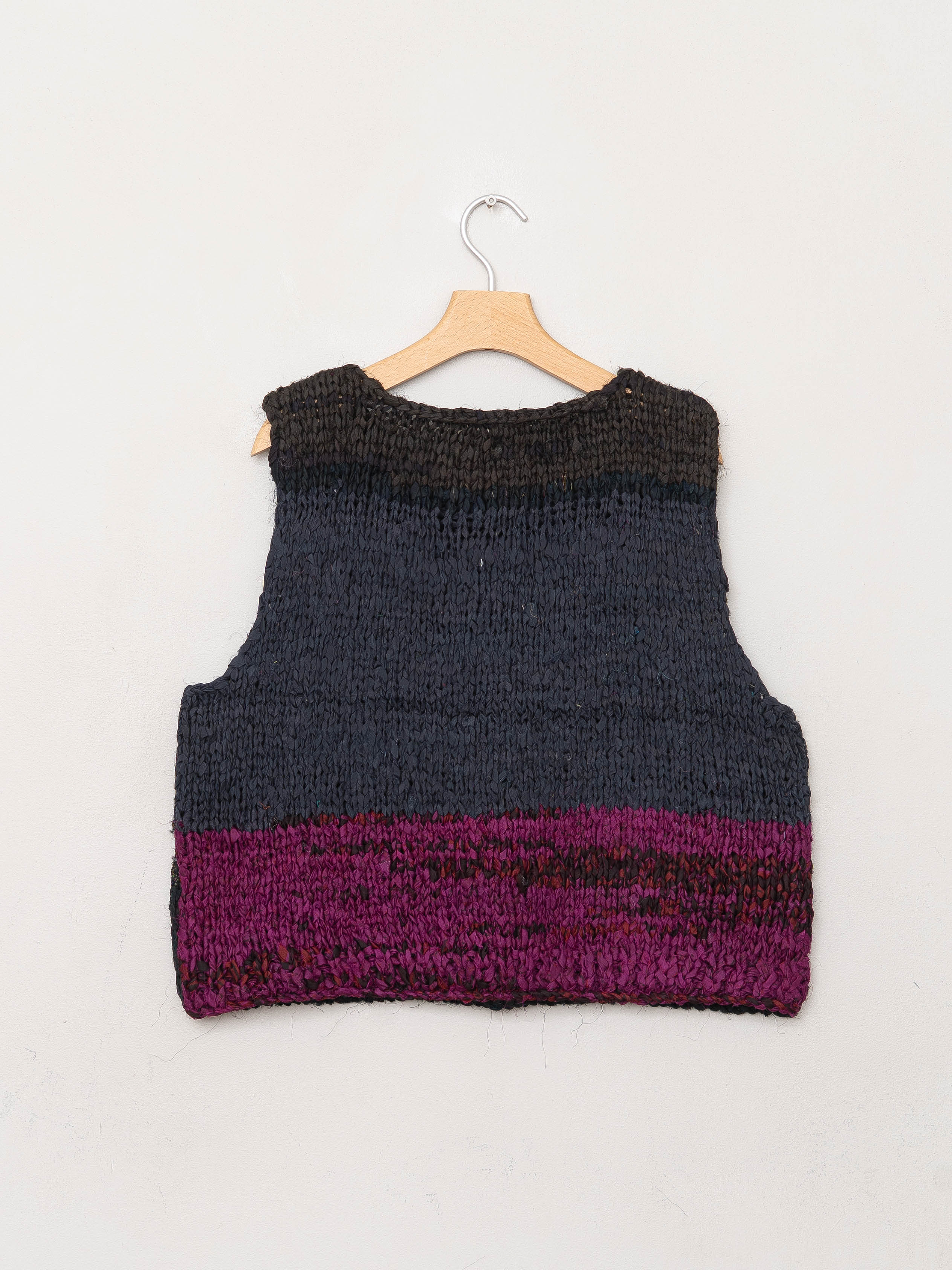 The Vishnu Knitted Vest - Medium - Recycled Silk