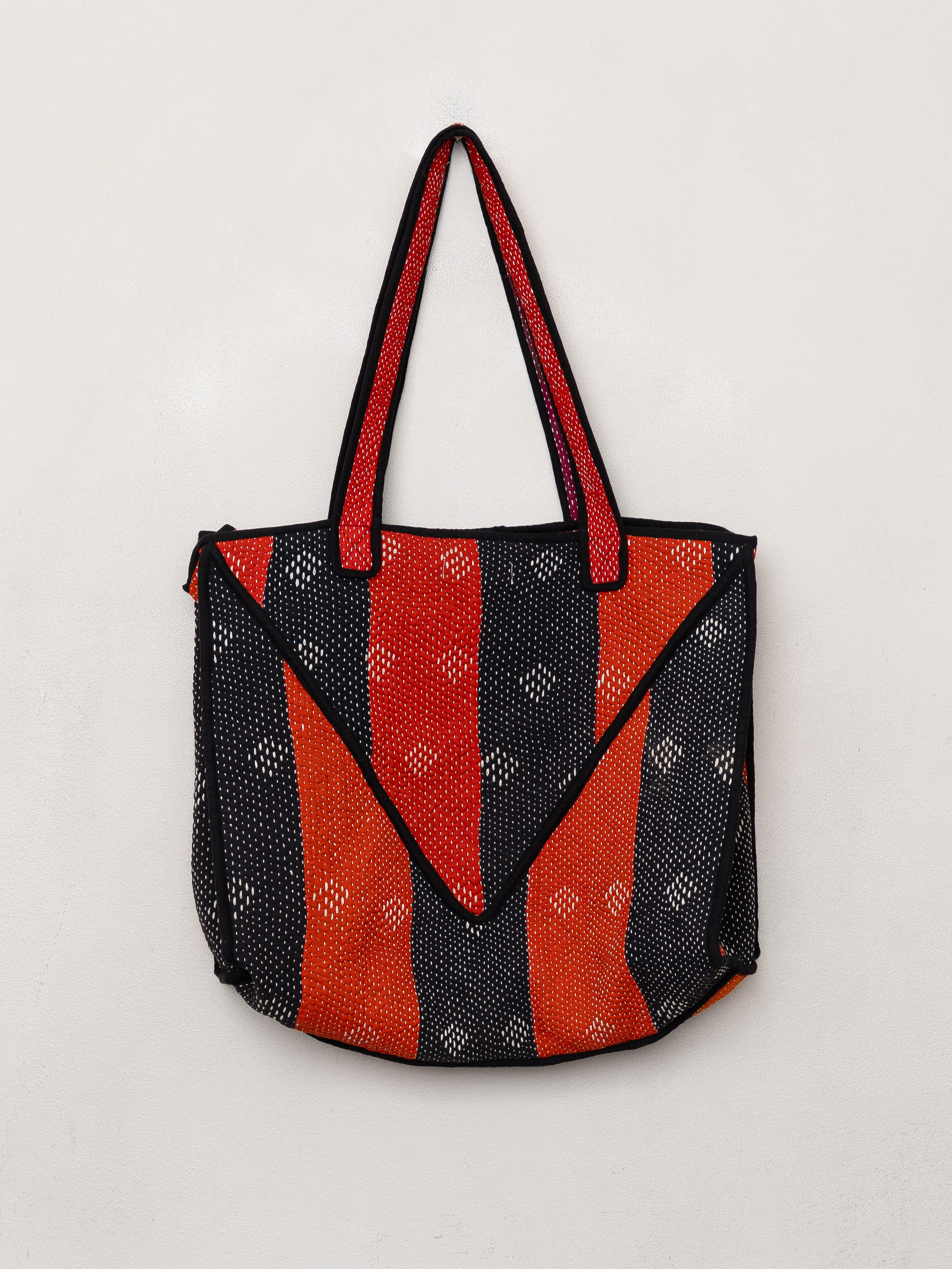 The Raksa Quilted Kantha Bag