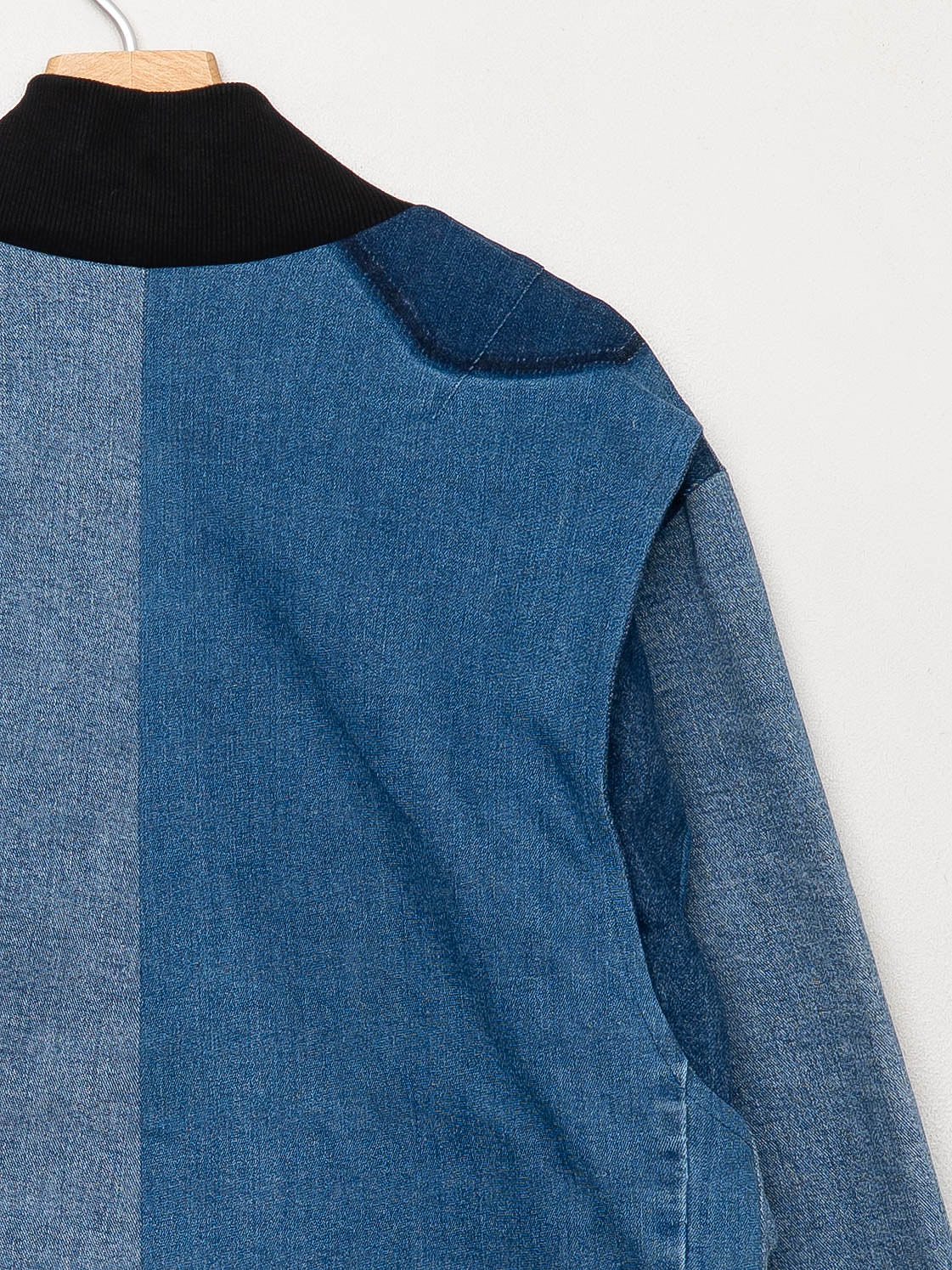 The Veda Denim Bomber Jacket - Large