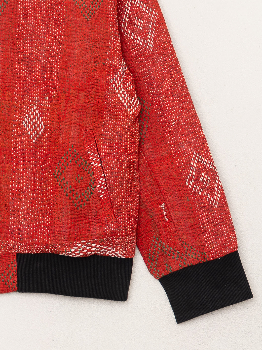 The Veda Quilted One-of-a-Kind Bomber Jacket - Small