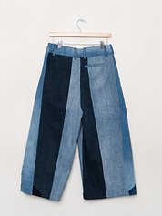 The Nadi Denim Flared Culotte Jeans - Medium