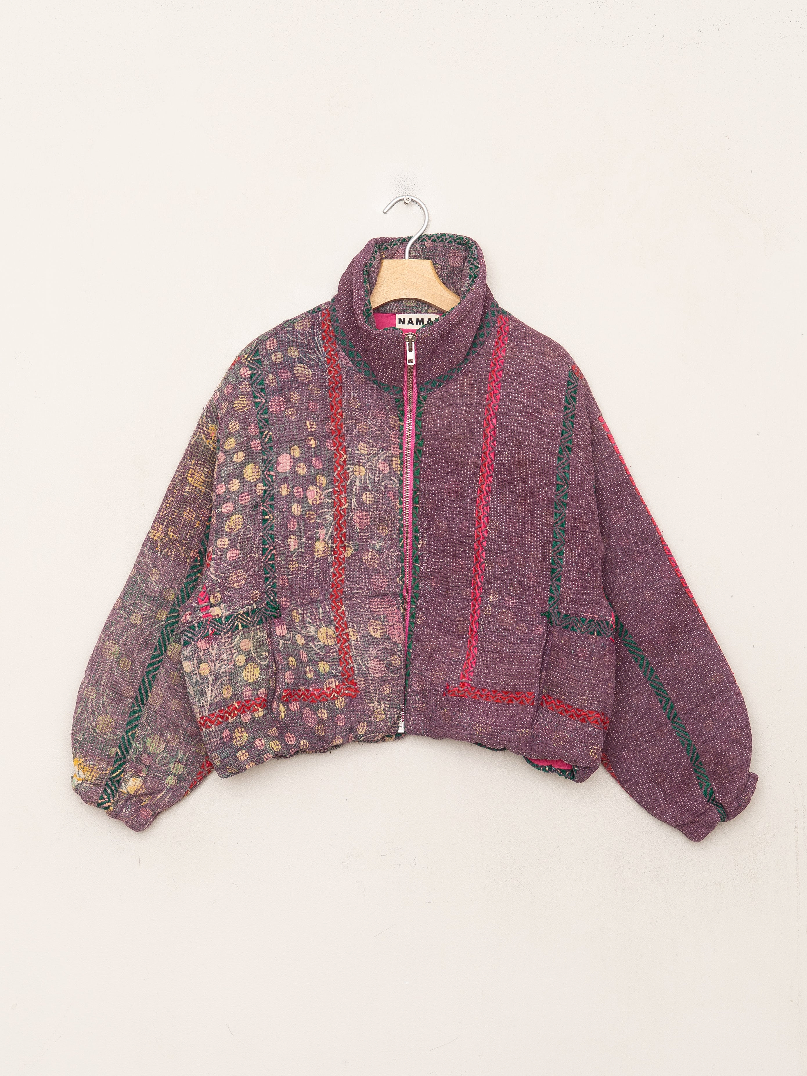 The Shira Quilted Puffer Bomber Jacket