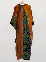 The Simmy Long Dress  - One Size - Upcycled Silk