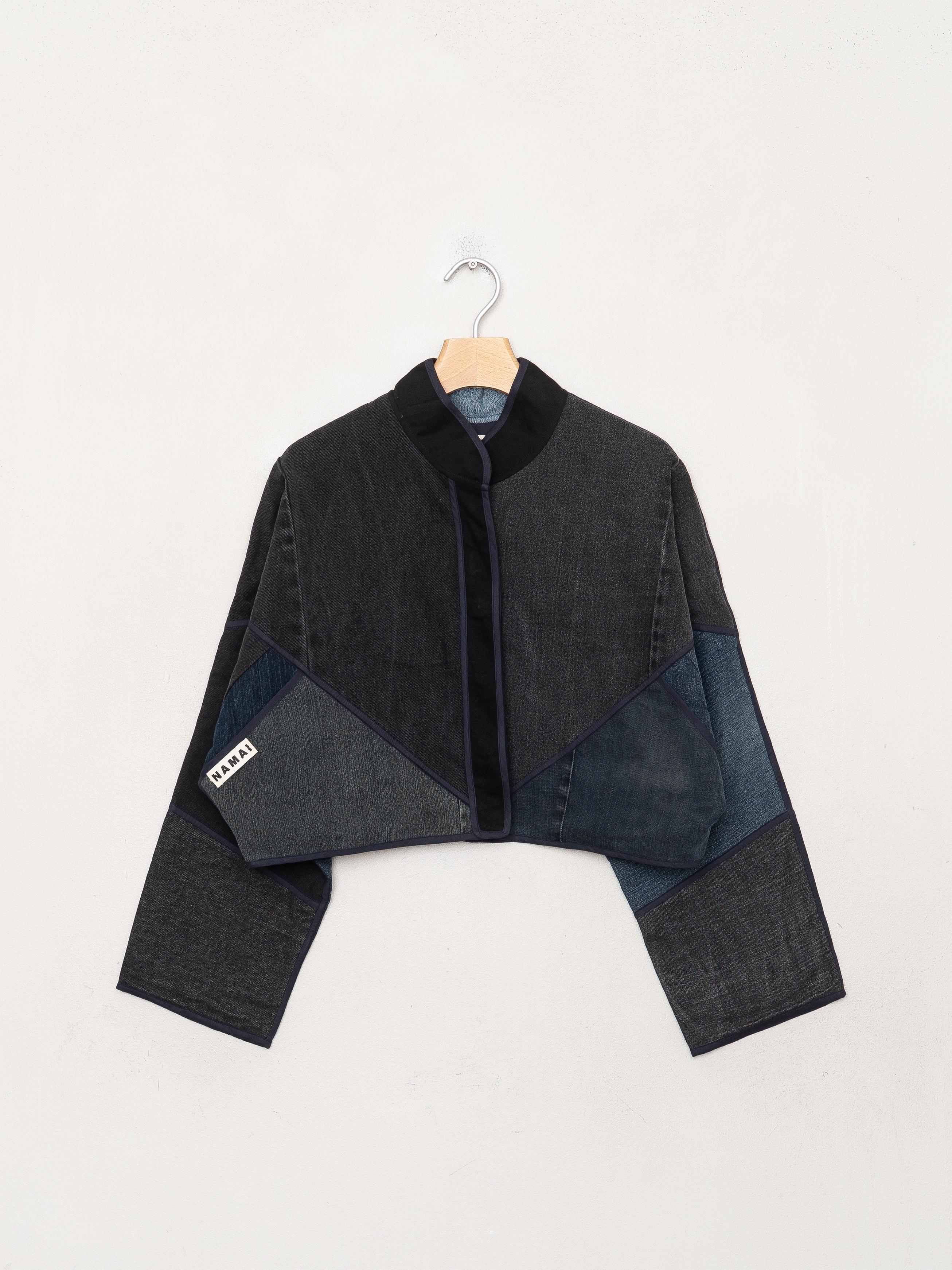 The Kaira Cropped Denim Jacket - Medium