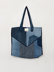The Pasha Carryall Denim Tote Bag