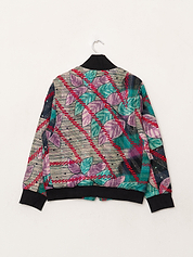 The Veda Quilted One-of-a-Kind Bomber Jacket - Medium