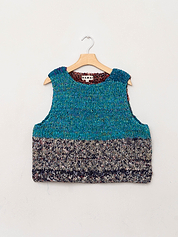 The Vishnu Knitted Vest - Medium - Recycled Silk