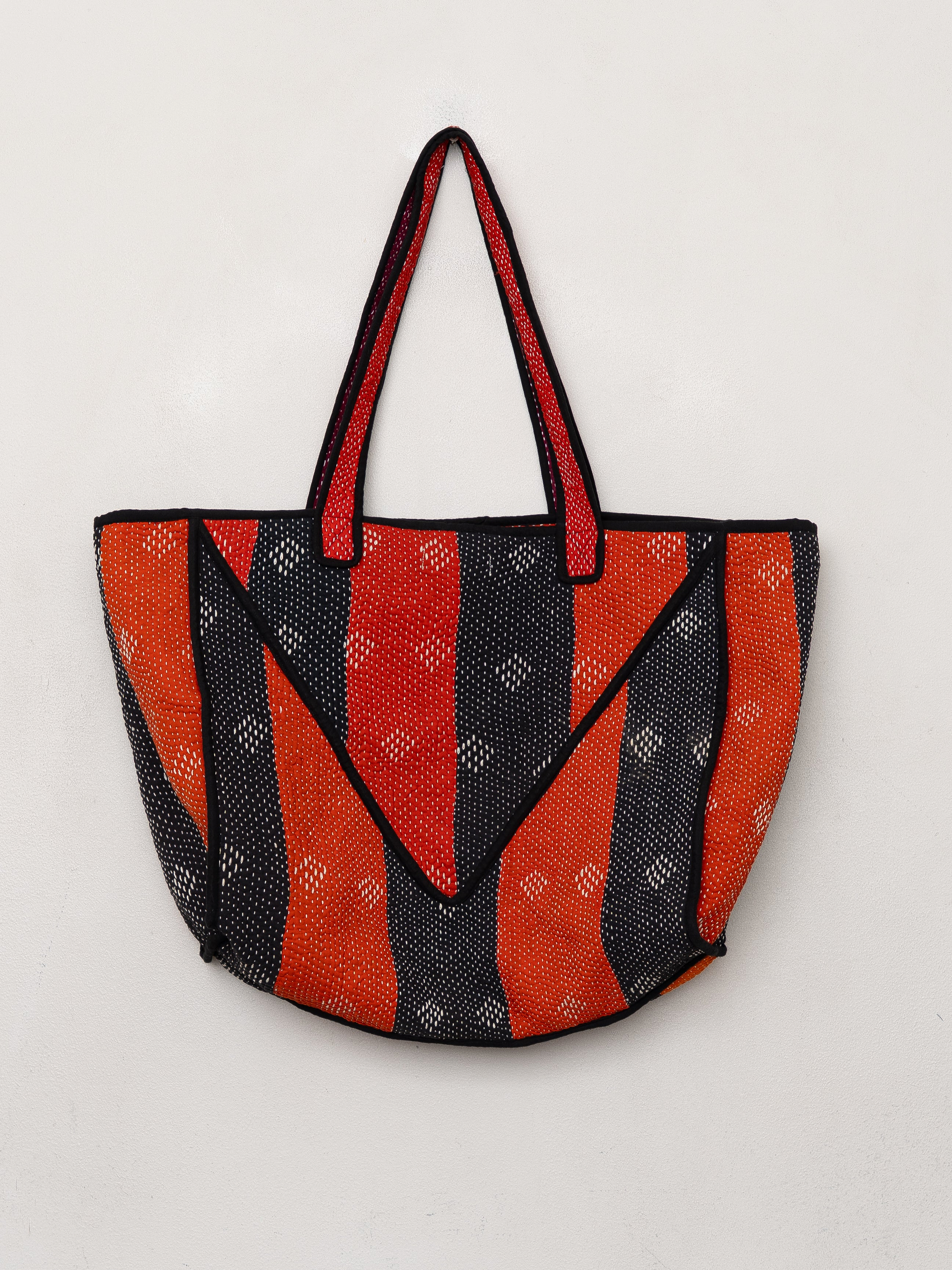 The Raksa Quilted Kantha Bag