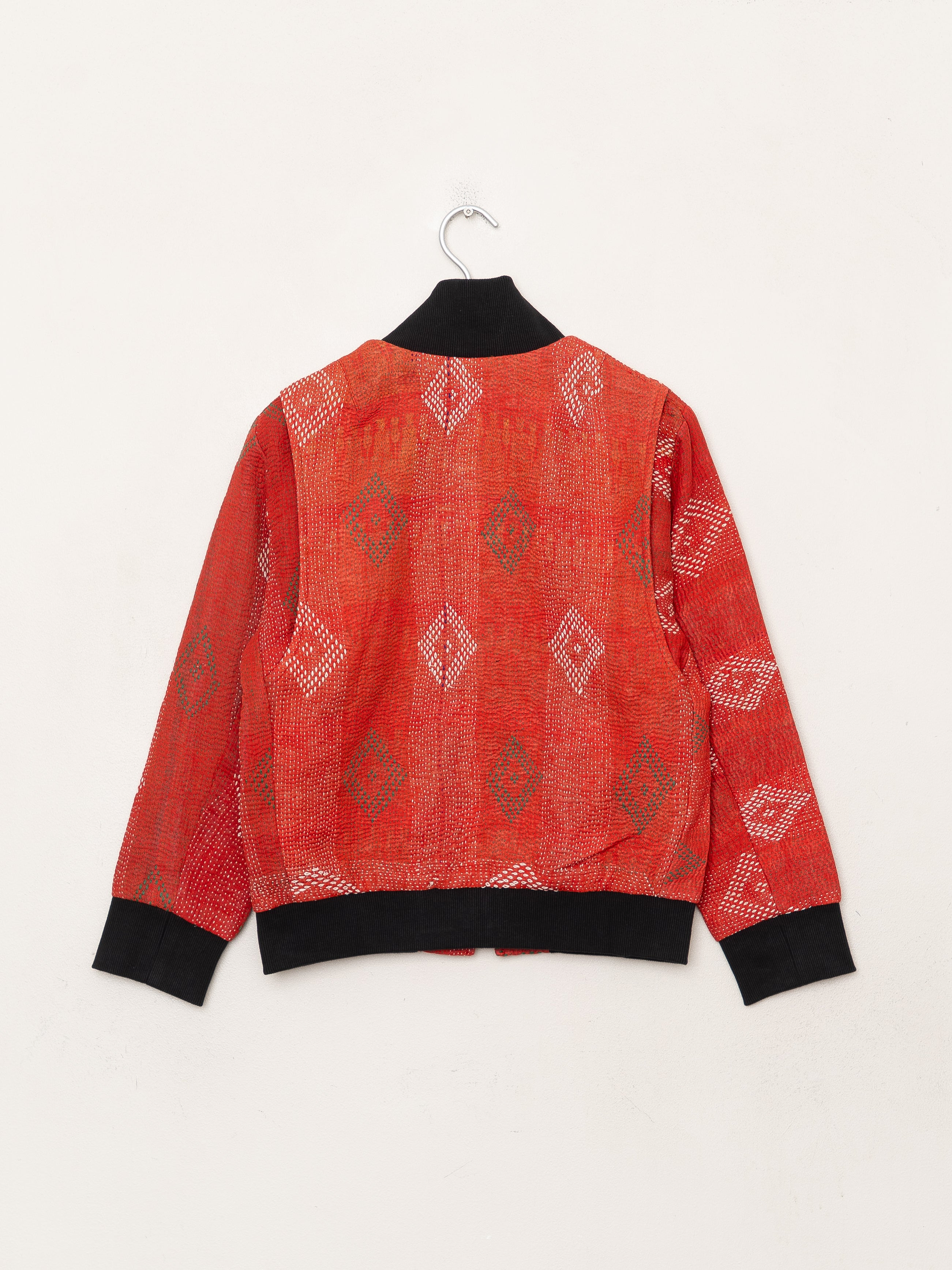 The Veda Quilted One-of-a-Kind Bomber Jacket - Small