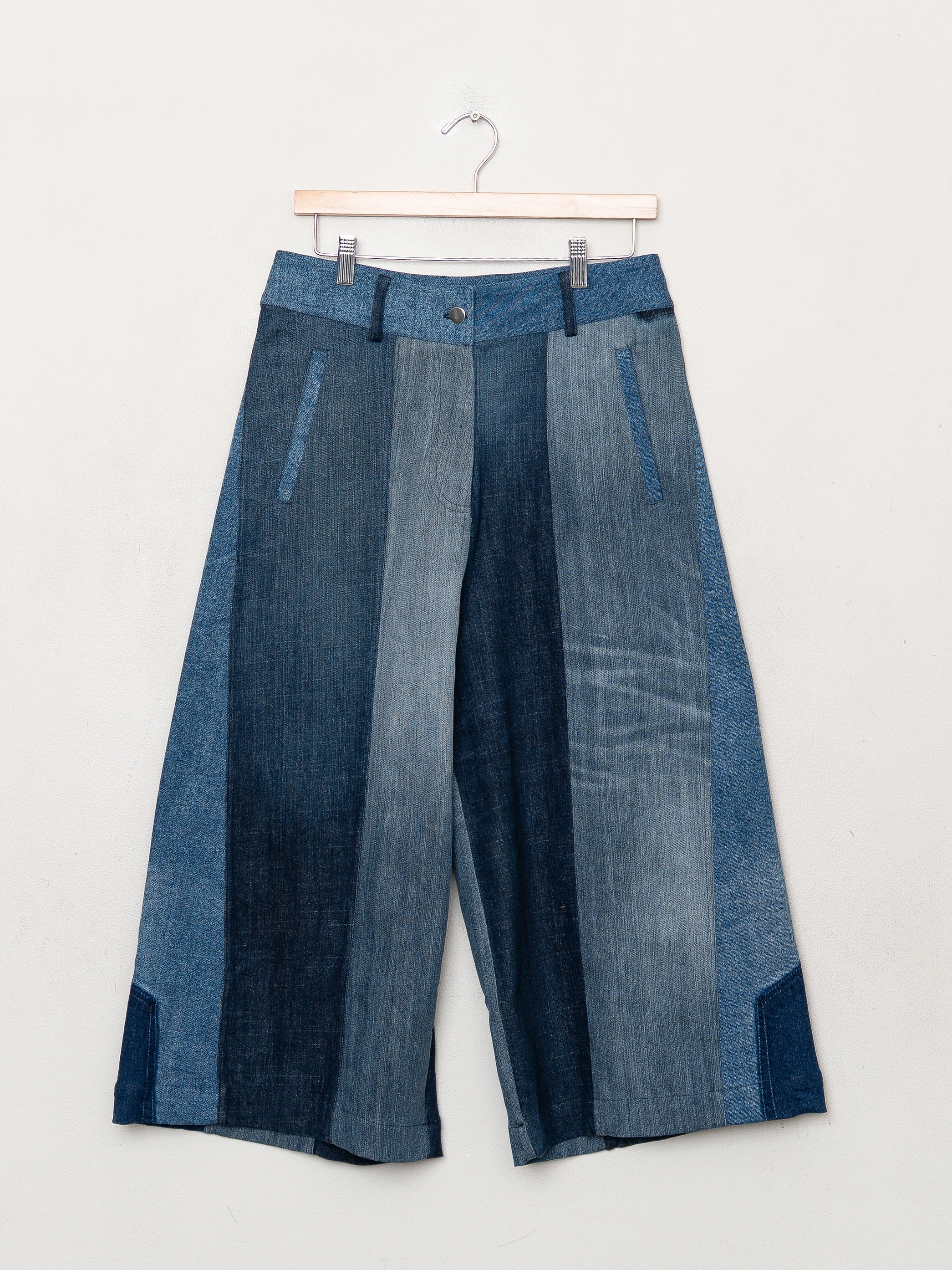 The Nadi Denim Flared Culotte Jeans - Medium