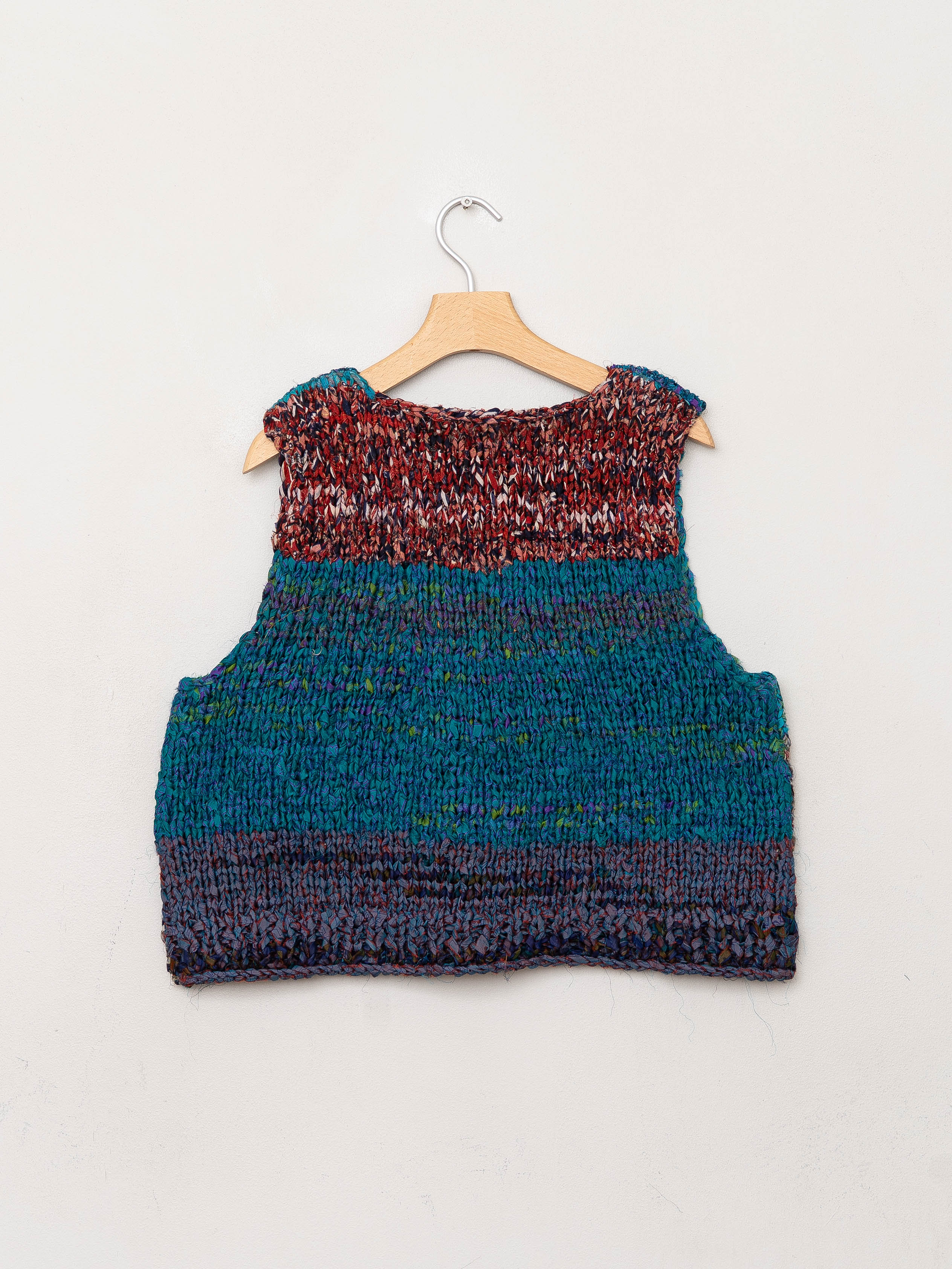 The Vishnu Knitted Vest - Medium - Recycled Silk