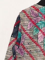 The Veda Quilted One-of-a-Kind Bomber Jacket - Medium