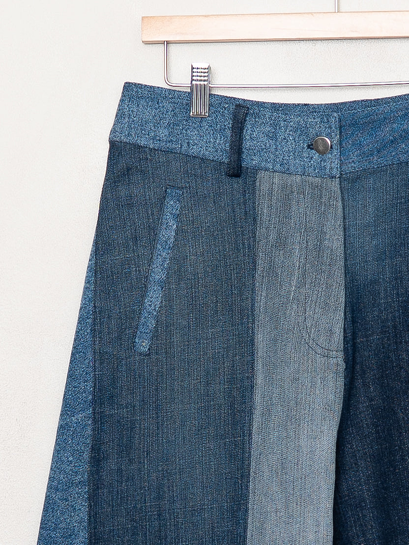 The Nadi Denim Flared Culotte Jeans - Medium