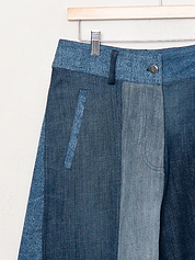 The Nadi Denim Flared Culotte Jeans - Medium