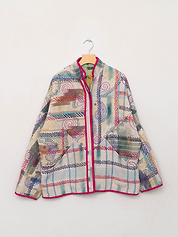 The Ladhiya Suzani Quilted Kantha Jacket